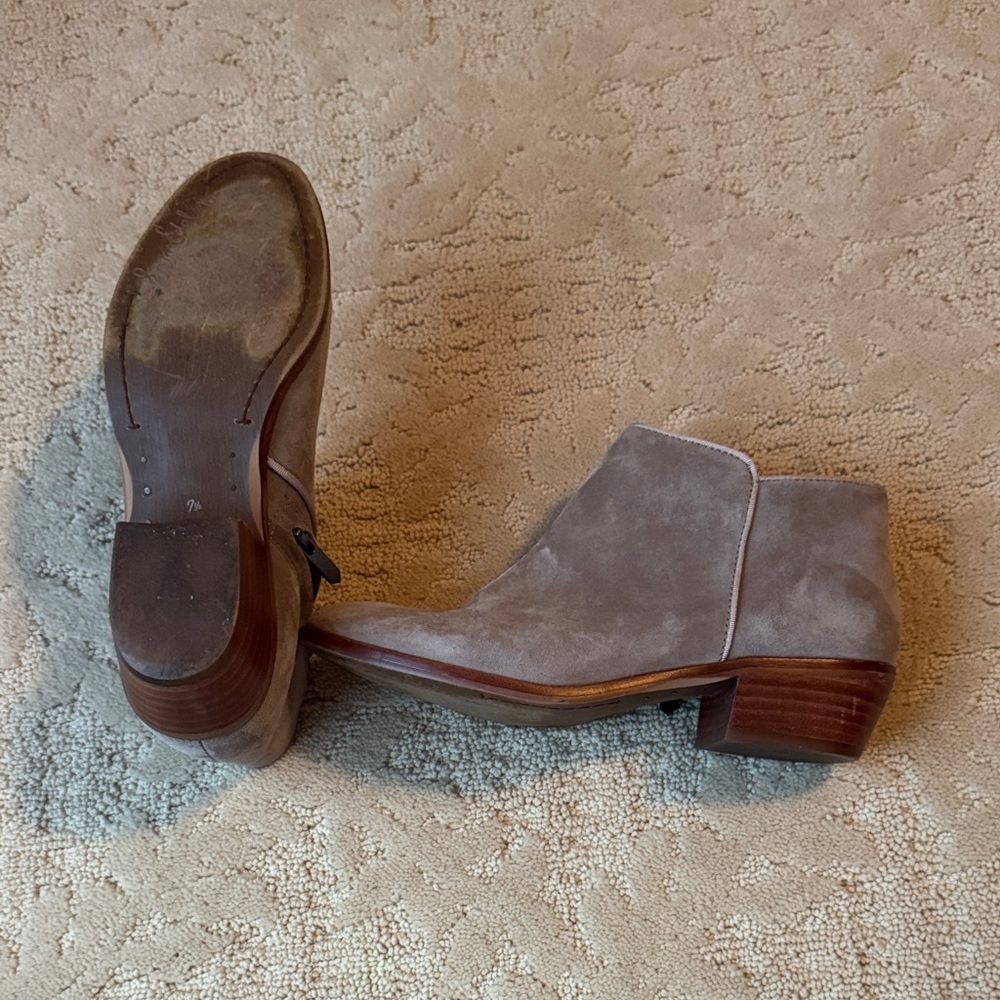 Sam Edelman Taupe Ankle Booties